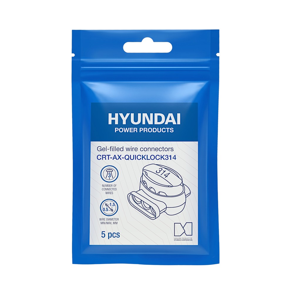 Гелезаполненные соединители проводов HYUNDAI CRT-AX-QUICKLOCK314 - 8901436