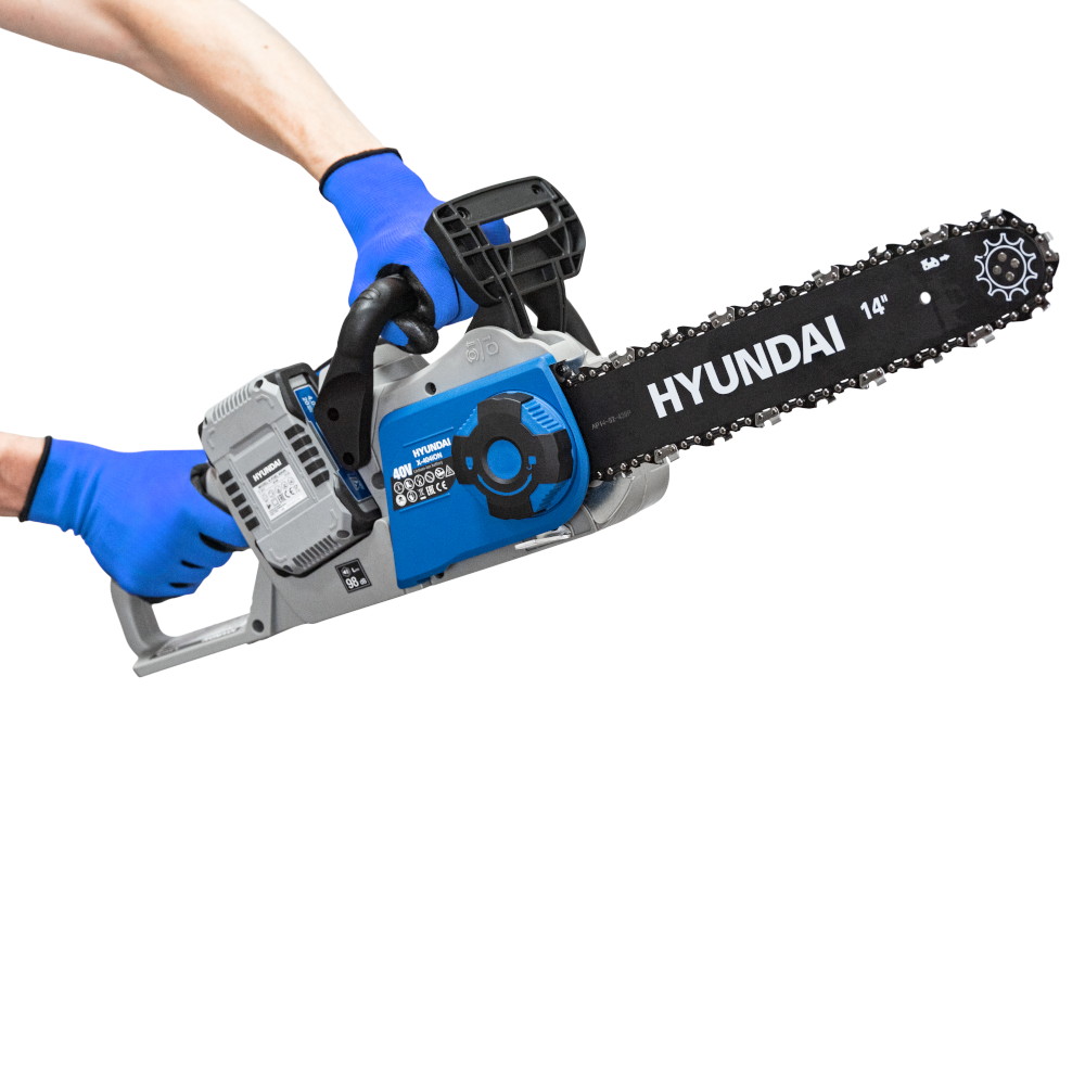 Пила аккумуляторная цепная HYUNDAI X-404iON (без АКБ и ЗУ) - 8679352