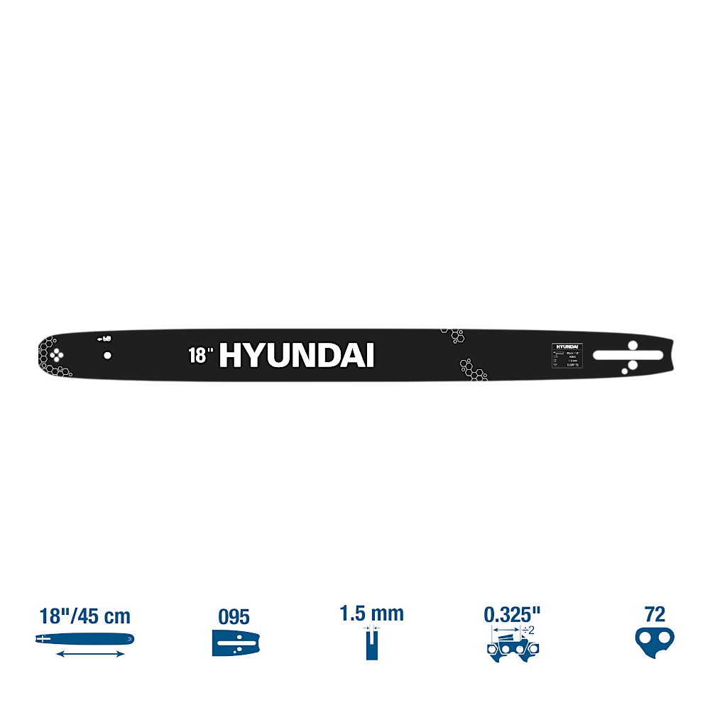 Шина для цепной пилы HYUNDAI TCN325-72-510B - 8901454